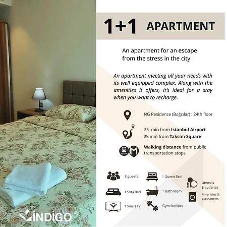 Luxurious And Cozy 1bedr. Ng Appartement